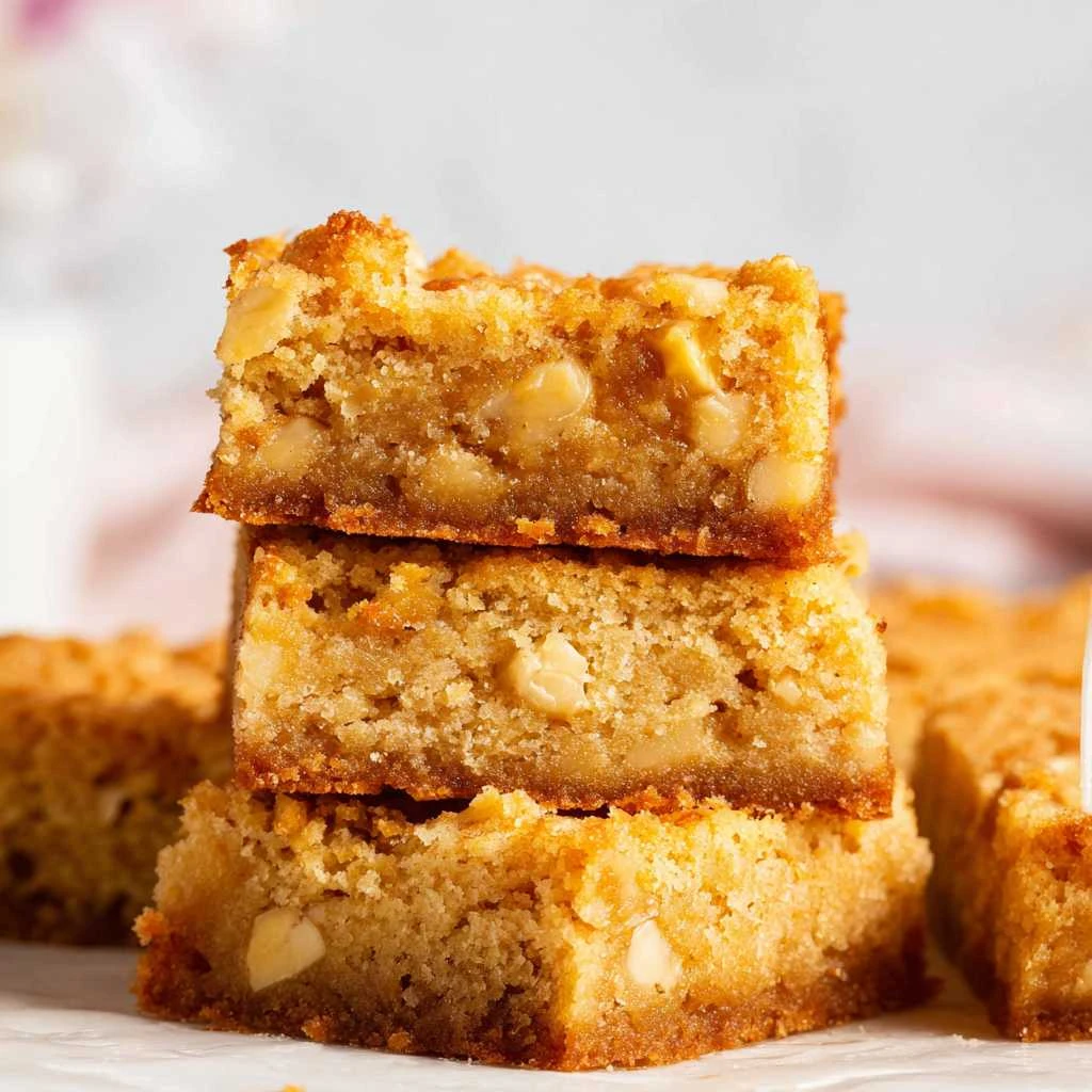 Apple Blondies Recipe Easy Homemade Apple Blondies Gluten-free Best Spices For Apple Blondies Apple Cinnamon Blondies Baki...