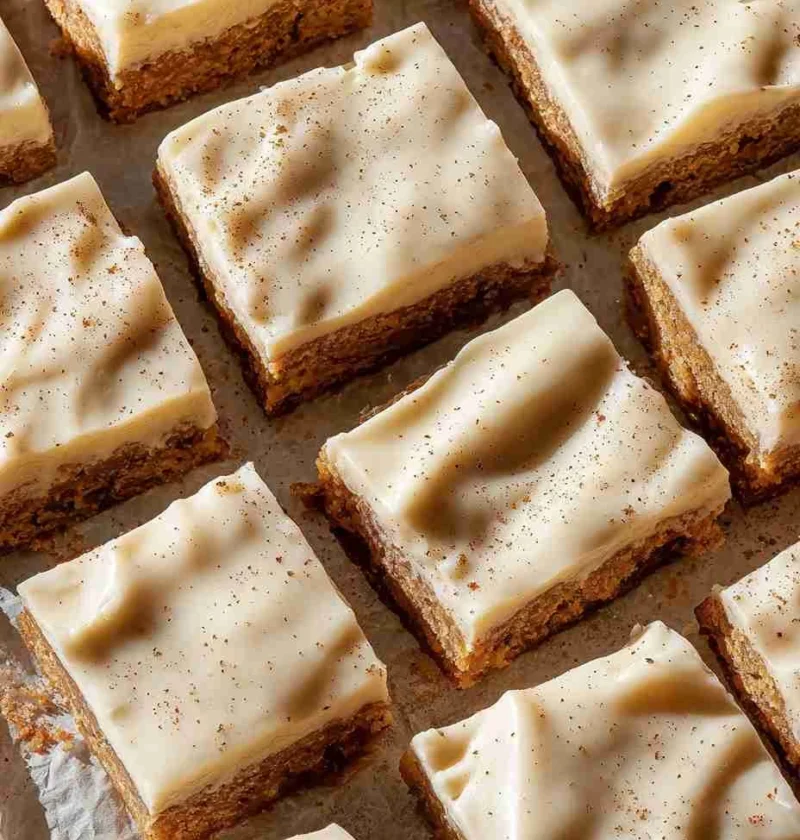 Apple Cinnamon Blondies Recipe Maple Cream Cheese Frosting Blondies Homemade Apple Cinnamon Blondies Gluten-free Apple Cin...