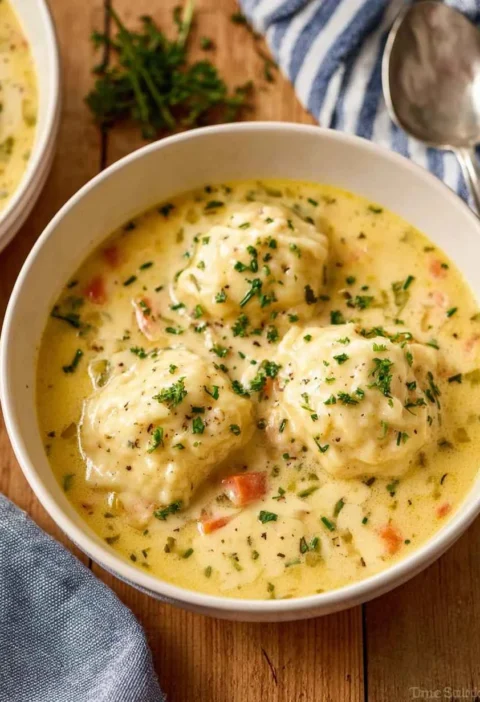 Best Chicken Dumpling Soup Recipe Easy Homemade Chicken Dumpling Soup Gluten-free Chicken Dumpling Soup Comforting Chicken...