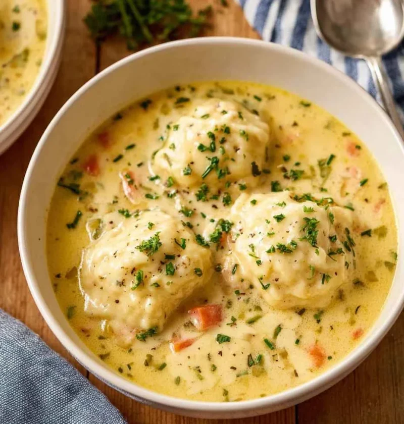 Best Chicken Dumpling Soup Recipe Easy Homemade Chicken Dumpling Soup Gluten-free Chicken Dumpling Soup Comforting Chicken...