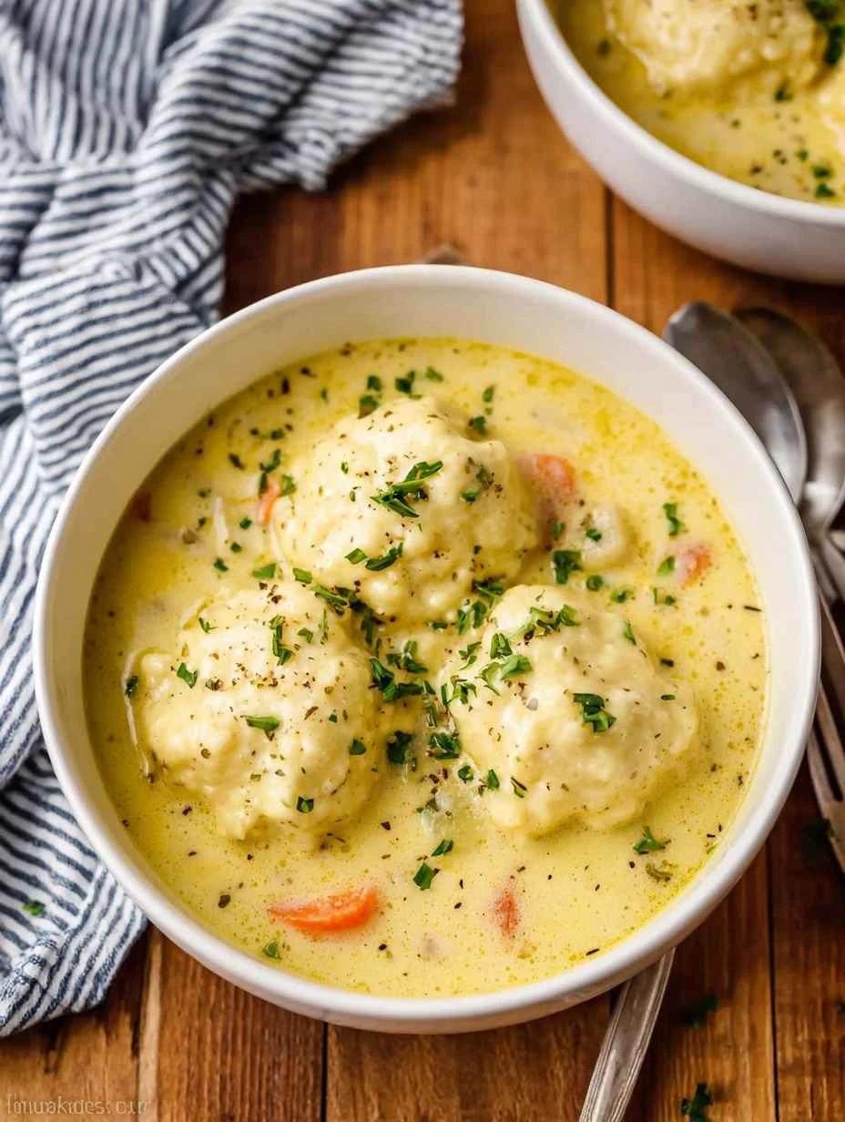 Best Chicken Dumpling Soup Recipe Easy Homemade Chicken Dumpling Soup Gluten-free Chicken Dumpling Soup Comforting Chicken...