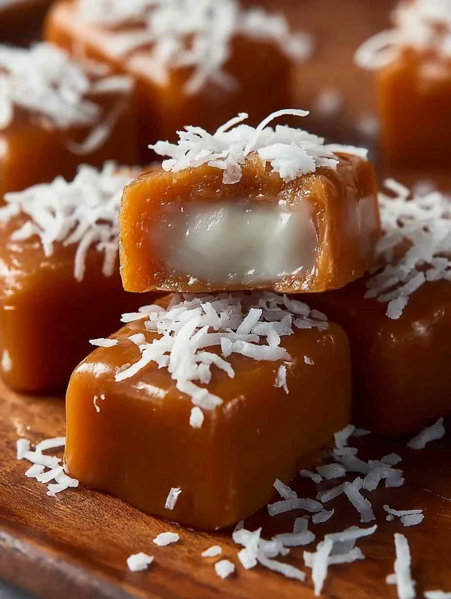 Heavenly Vanilla Cream Filled Caramels