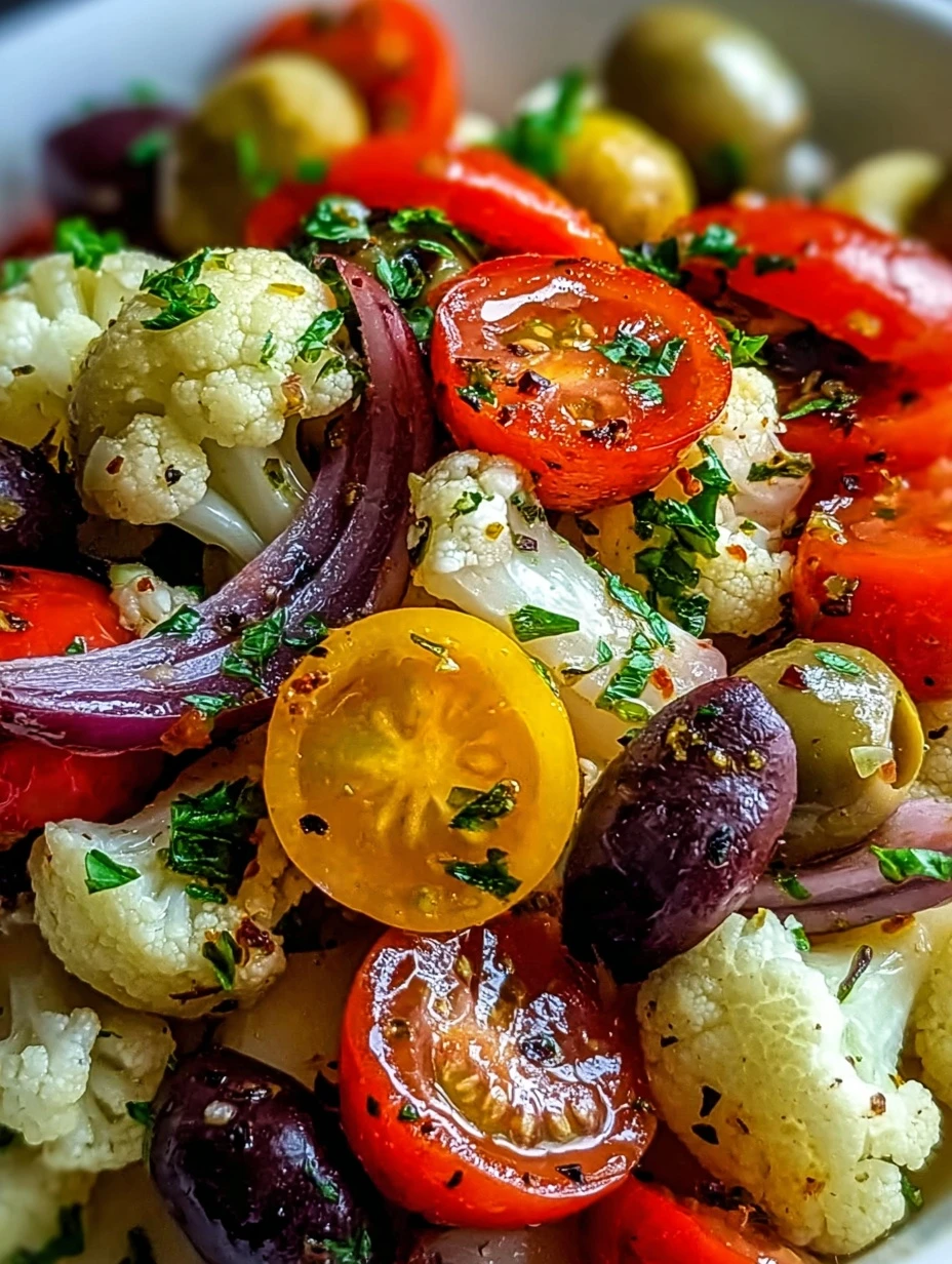 Best Mediterranean Cauliflower Salad Recipe Mediterranean Marinated Cauliflower Salad Ingredients How To Make Marinated Ca...