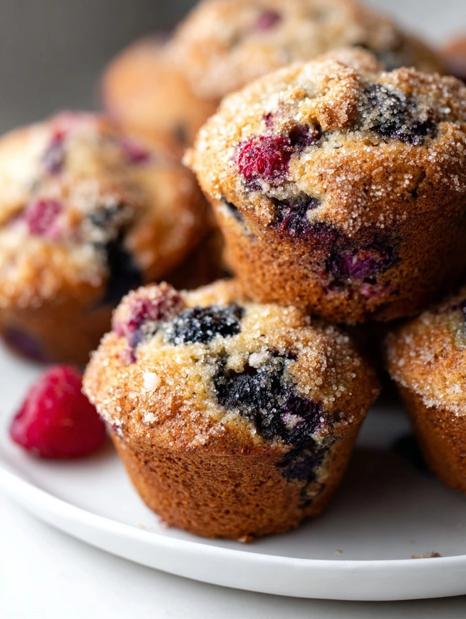 Best Mixed Berry Muffins Sugary Tops Recipe Easy Sugary Top Mixed Berry Muffins Homemade Mixed Berry Muffins With Crunchy ...
