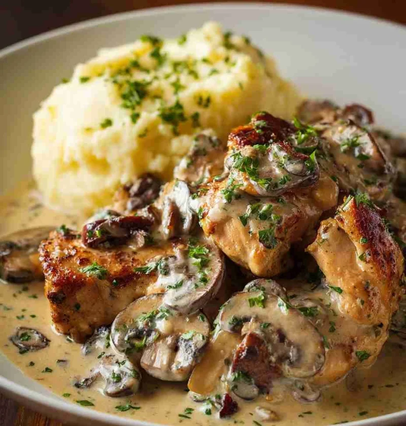 Best Rich Chicken Stroganoff Recipe Easy Creamy Chicken Stroganoff Homemade Rich Chicken Stroganoff Ideas Low-fat Chicken ...