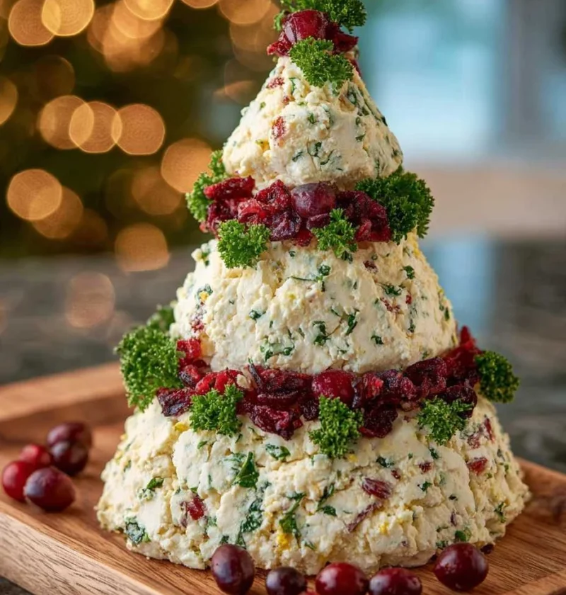 Christmas Tree Cheese Ball Recipe Festive Cheese Ball Ideas For Christmas How To Make A Christmas Tree Cheese Ball Christm...