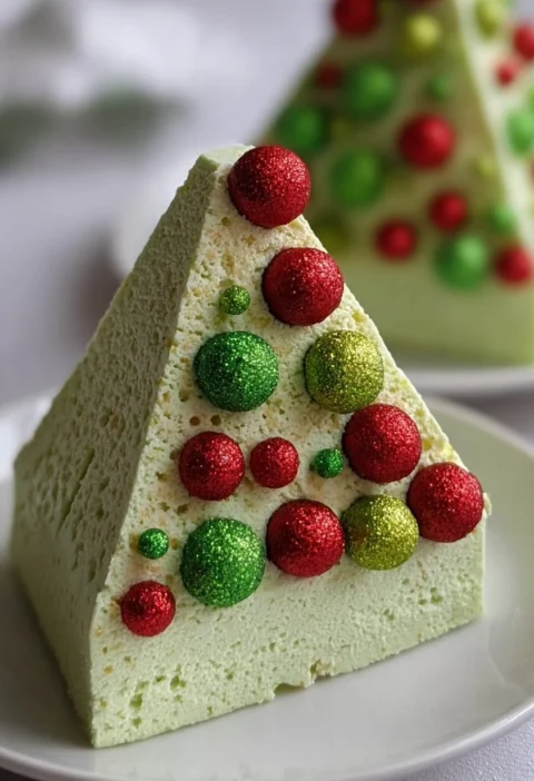 Christmas Tree Cheesecake Recipe Easy Christmas Tree Cheesecake Festive Tree Cheesecake Tutorial Holiday Cheesecake Design...
