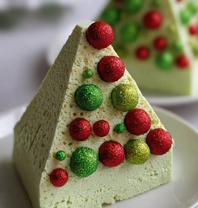 Christmas Tree Cheesecake Recipe Easy Christmas Tree Cheesecake Festive Tree Cheesecake Tutorial Holiday Cheesecake Design...