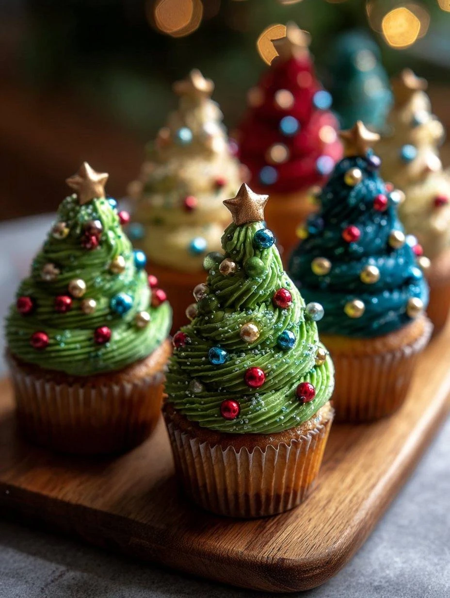 Christmas Tree Cupcake Cake Recipe Easy Christmas Tree Cupcake Tutorial Festive Christmas Tree Cupcake Ideas How To Make A...