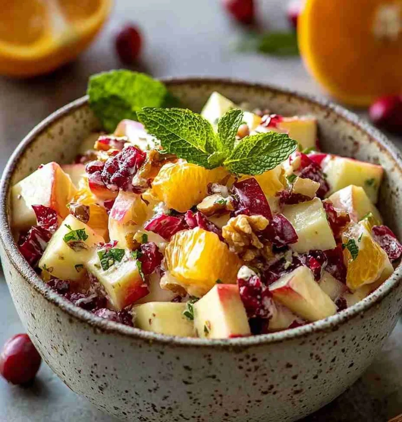 Cranberry Orange Apple Salad Recipe Easy Cranberry Orange Apple Salad Best Cranberry Fruit Salad Ideas Healthy Cranberry A...