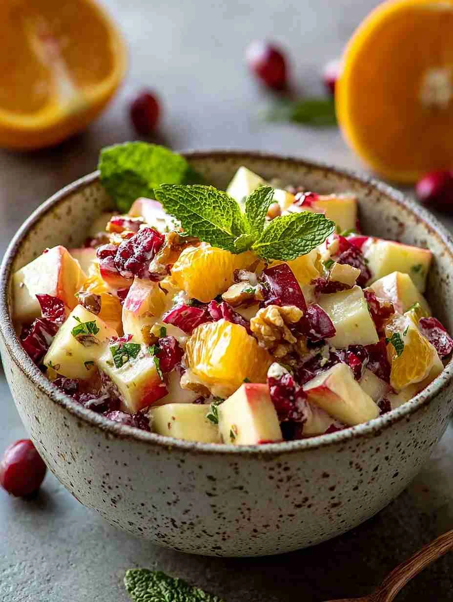 Cranberry Orange Apple Salad That Will Brighten Your Day