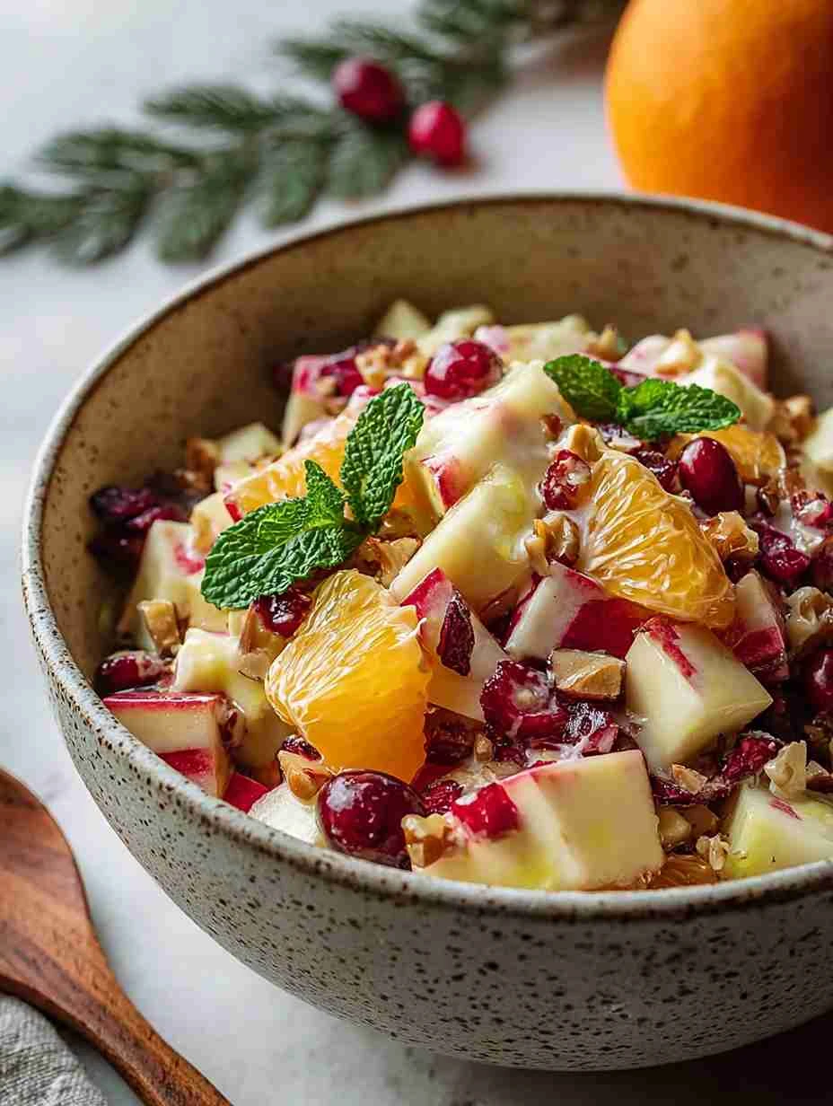 Cranberry Orange Apple Salad Recipe Easy Cranberry Orange Apple Salad Best Cranberry Fruit Salad Ideas Healthy Cranberry A...