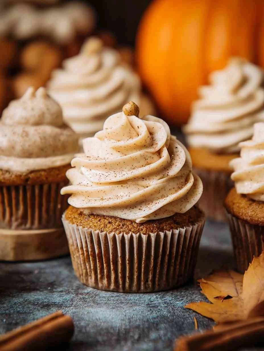 Decadent Pumpkin Cupcakes Recipe Brown Butter Cream Cheese Frosting Gourmet Pumpkin Spice Cupcakes Easy Decadent Pumpkin C...