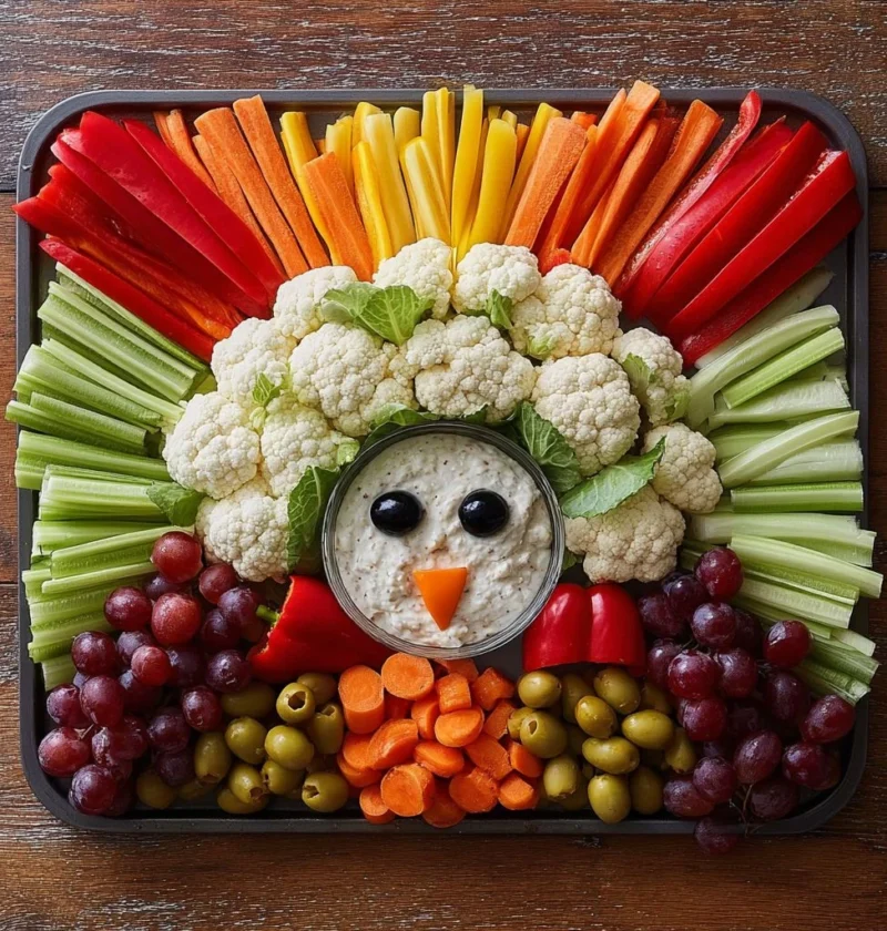 Easy 20-minute Turkey Relish Tray Thanksgiving Turkey Relish Tray Ideas Quick Turkey Relish Recipes For Thanksgiving Impre...