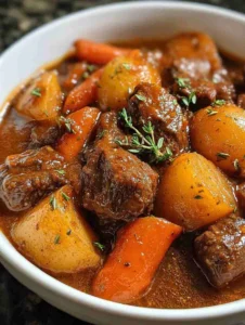8-Hour Crockpot Beef Stew for Unbeatable Comfort