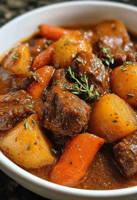 Easy 8-hour Crockpot Beef Stew Recipe Best Slow Cooker Beef Stew Comfort Food Healthy Crockpot Beef Stew Low Carb Hearty B...