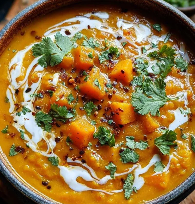 Easy Butternut Squash Soup With Lentils Hearty Lentil Potato Soup Recipe Quick Butternut Squash Lentil Soup Healthy 30 Min...