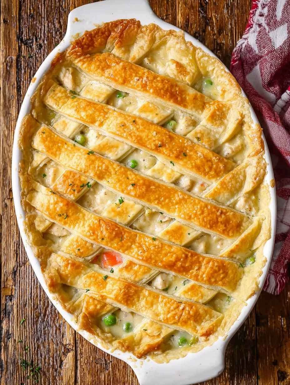 Simple Chicken Pot Pie Casserole