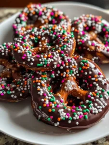 15-Minute Magical Chocolate Covered Pretzels Christmas Treats