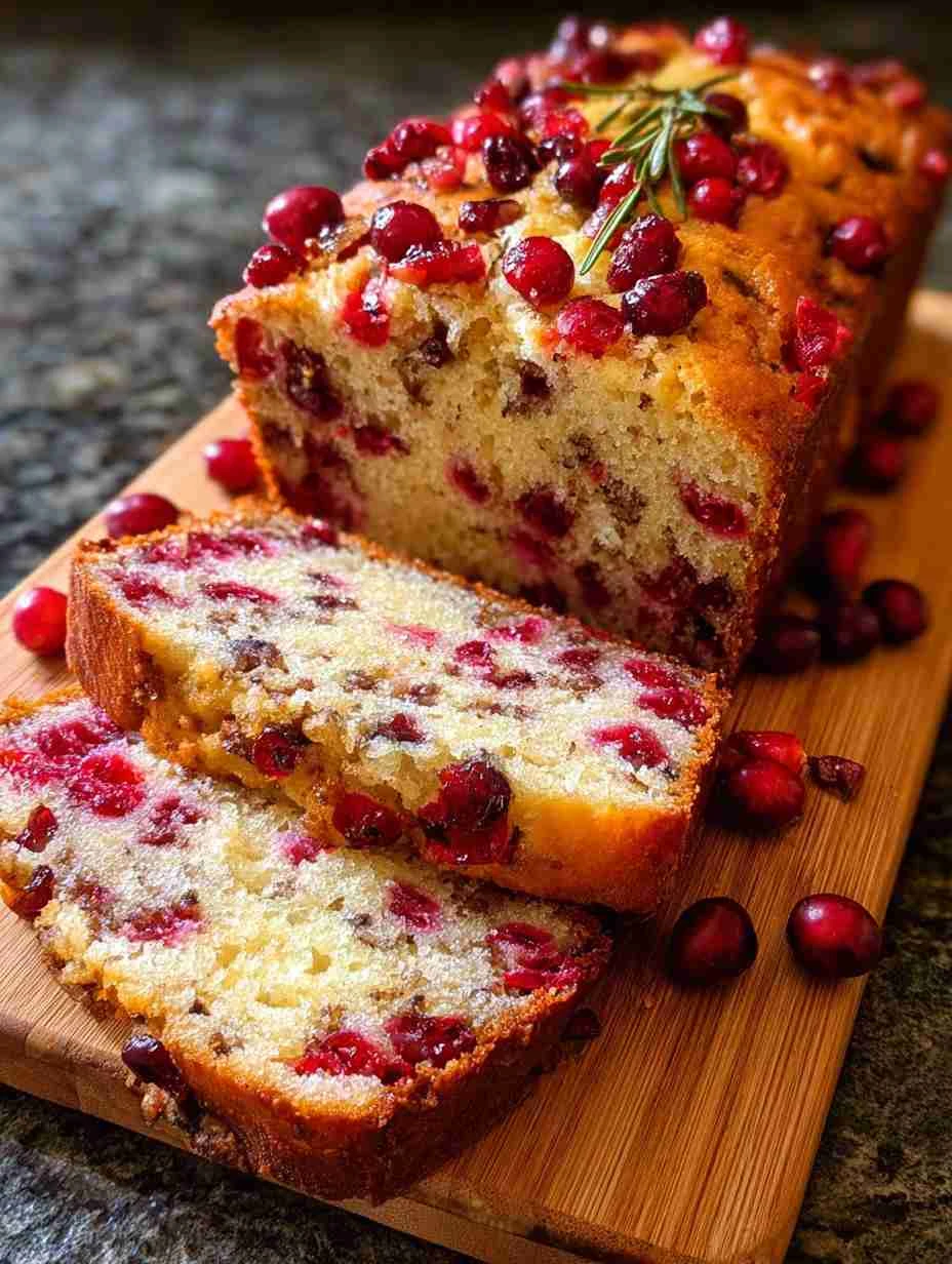 Easy Cranberry Bread Recipe Holiday Cranberry Bread Baking Tips Best 5-star Cranberry Loaf Recipe Simple Homemade Cranberr...