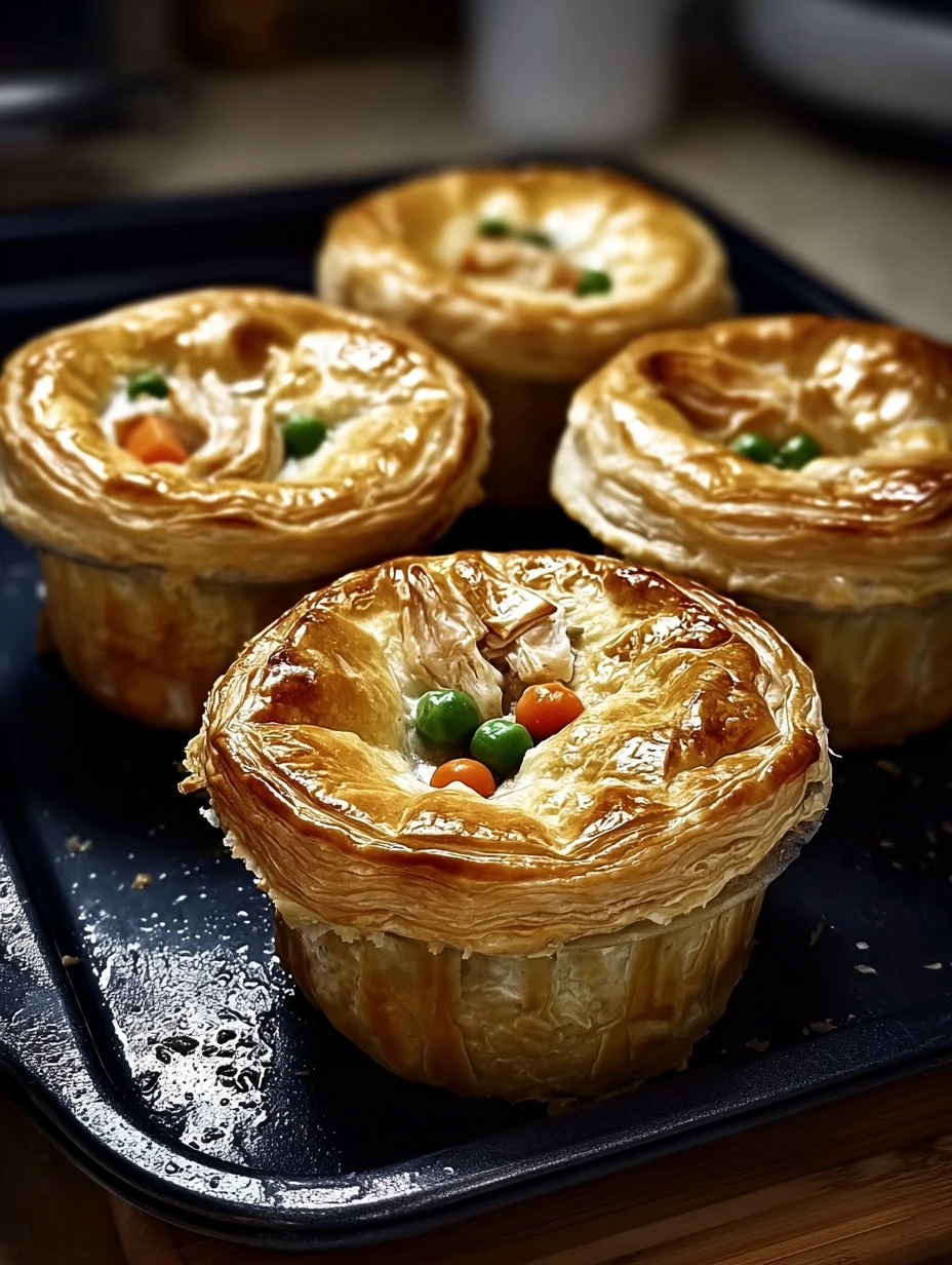 Easy Mini Chicken Pot Pies Recipe Homemade Mini Chicken Pot Pies Best Chicken Pot Pie Recipe For Winter Comfort Food Mini ...