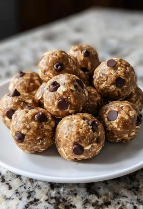 Easy No-bake Peanut Butter Balls Quick Peanut Butter Balls Recipe 10-minute Vegan Peanut Butter Balls Healthy No-bake Pean...