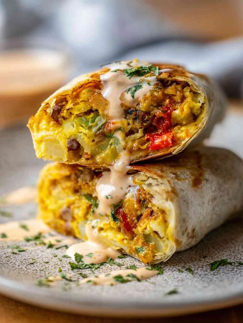 Easy Sheet Pan Breakfast Burritos Recipe Creamy Chipotle Sauce For Burritos Sheet Pan Burritos With Spicy Sauce Healthy Br...