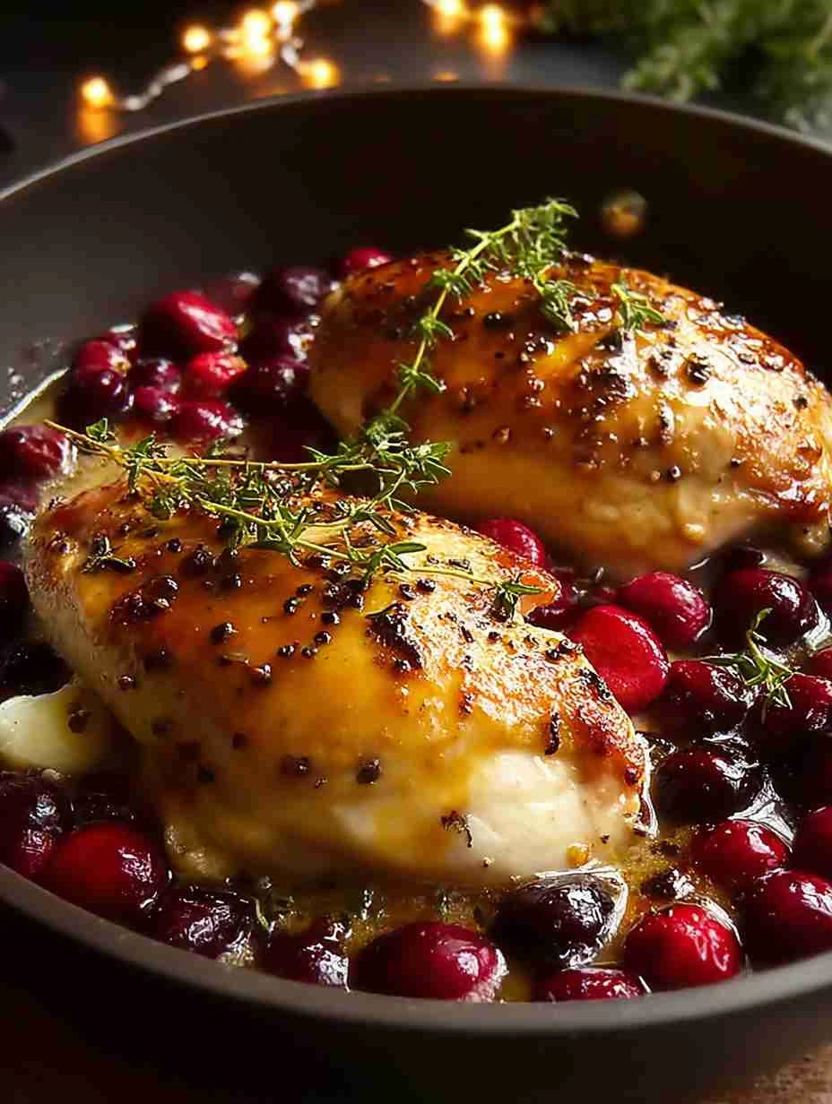 Impressive Cranberry Brie Stuffed Chicken