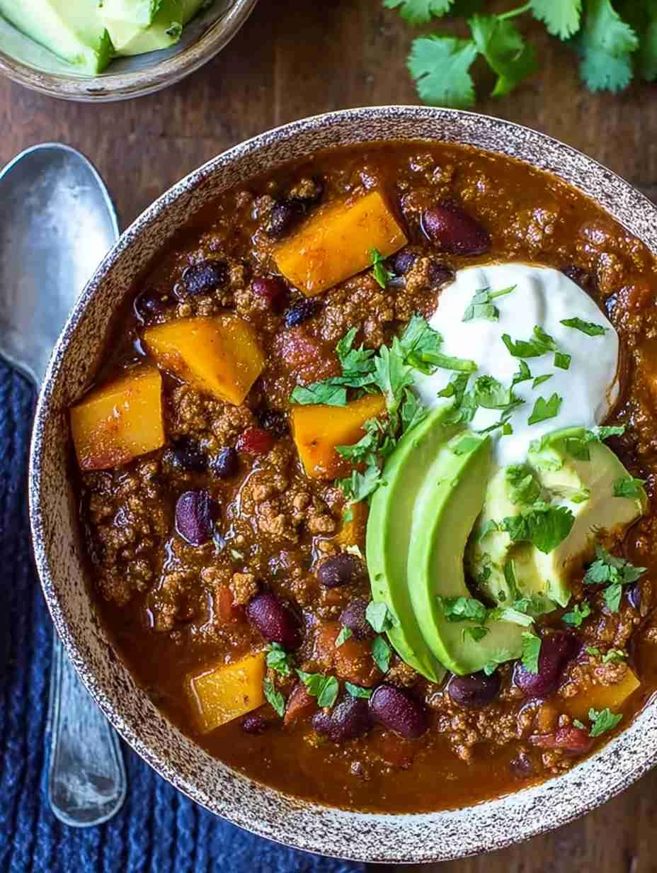 Savory Black Bean Chili with Pumpkin – Instant Pot Magic!