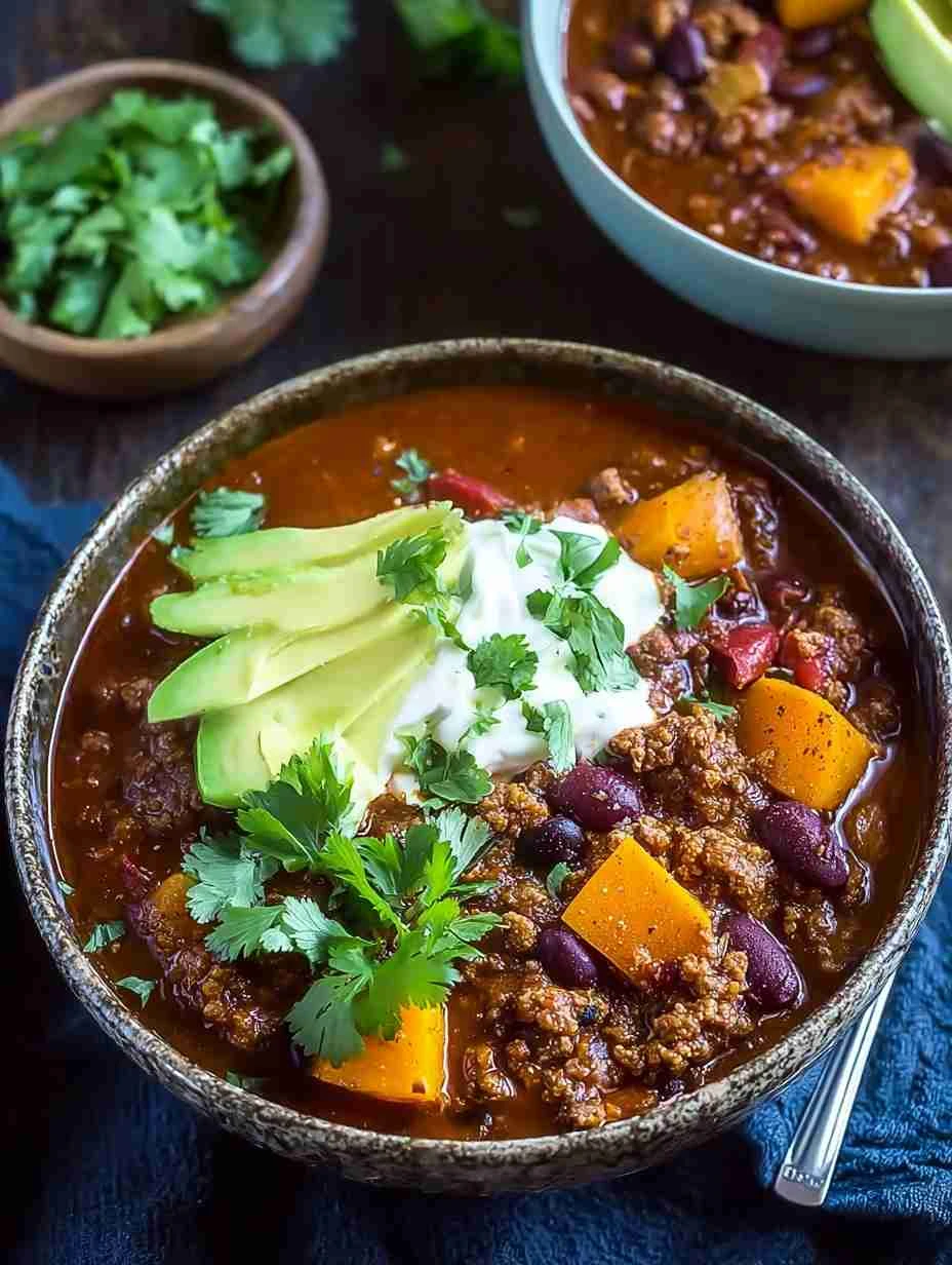 Instant Pot Black Bean Pumpkin Chili Recipe Best Vegan Pumpkin Chili Instant Pot Savory Pumpkin Black Bean Chili Low Calor...