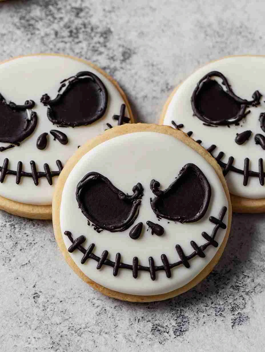 Charming Jack Skellington Cookies with Royal Icing
