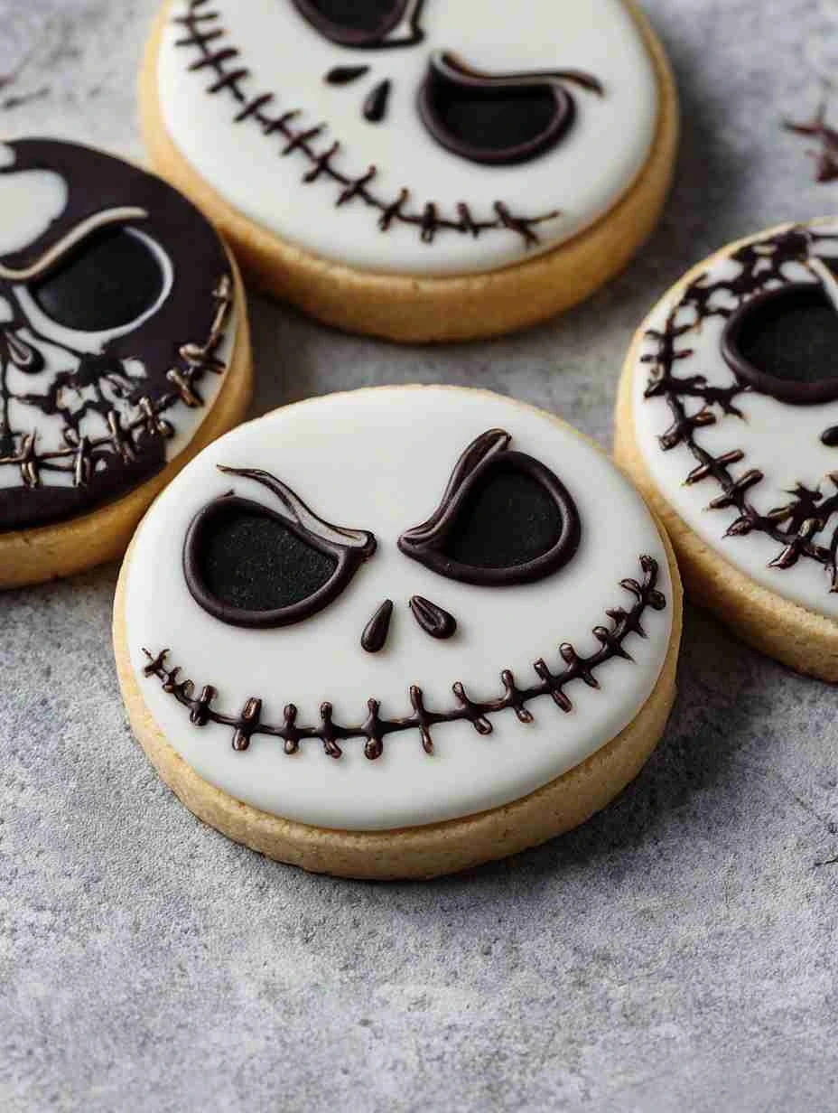 Jack Skellington Cookie Recipe DIY Jack Skellington Royal Icing Cookies How To Make Jack Skellington Cookies Best Royal Ic...