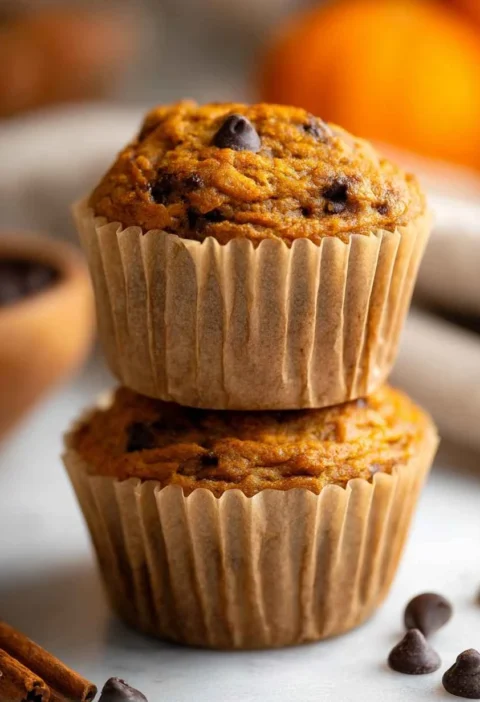 Pumpkin Chocolate Chip Muffin Recipe Best Pumpkin Chocolate Chip Muffins Gluten Free Pumpkin Chocolate Chip Muffins Vegan ...