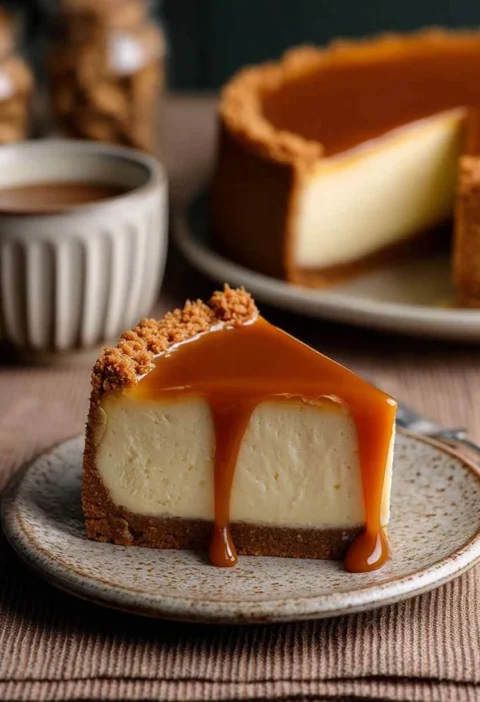 Salted Caramel Cheesecake Recipe Best Biscoff Crust Cheesecake How To Make Salted Caramel Cheesecake Decadent Cheesecake R...