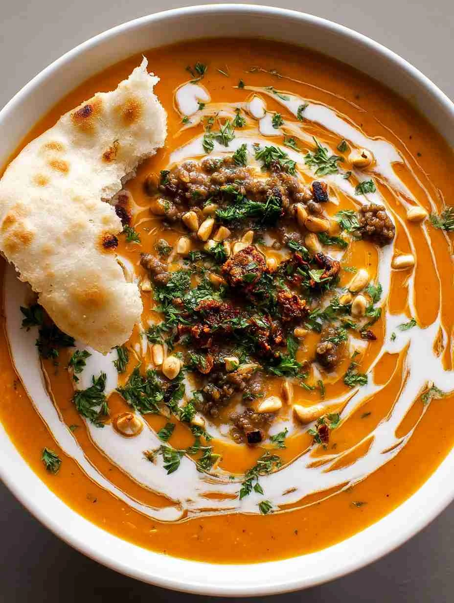 Spiced Beef Carrot Soup Recipe Carrot Soup With Pine Nuts Ground Beef And Carrot Soup Ideas Homemade Carrot And Beef Soup ...