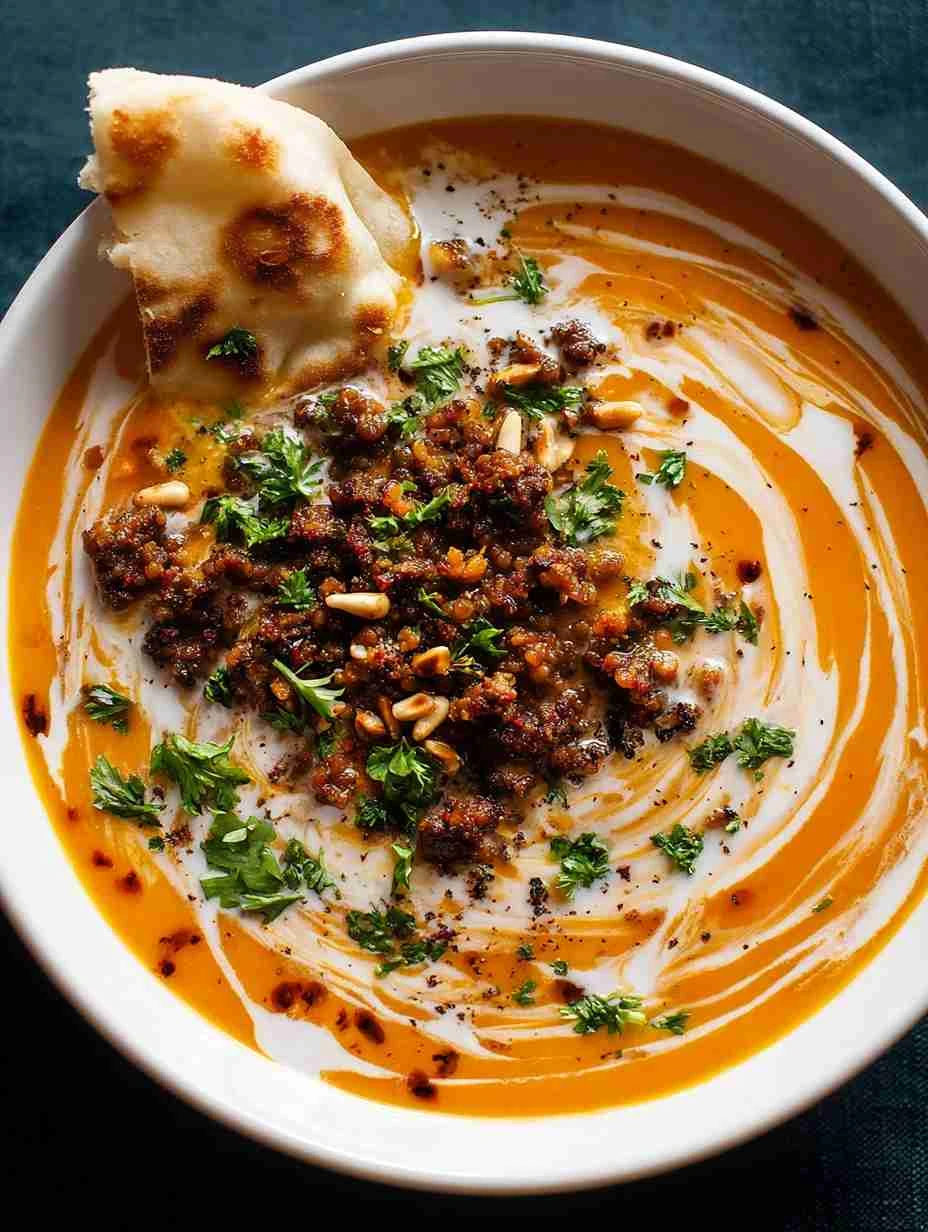 Spiced Beef Carrot Soup Recipe Carrot Soup With Pine Nuts Ground Beef And Carrot Soup Ideas Homemade Carrot And Beef Soup ...