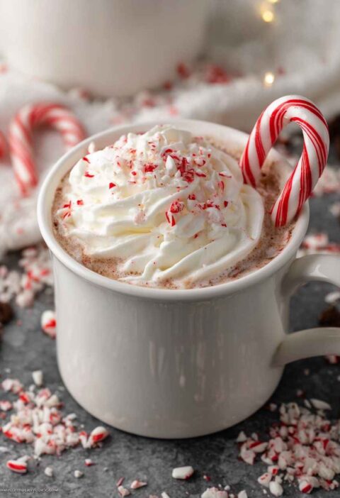 Peppermint Hot Chocolate Peppermint Hot Chocolate