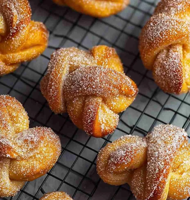 Air Fryer Cinnamon Sugar Knots Recipe Easy Cinnamon Sugar Knots Air Fryer Best Air Fryer For Cinnamon Knots Homemade Air F...