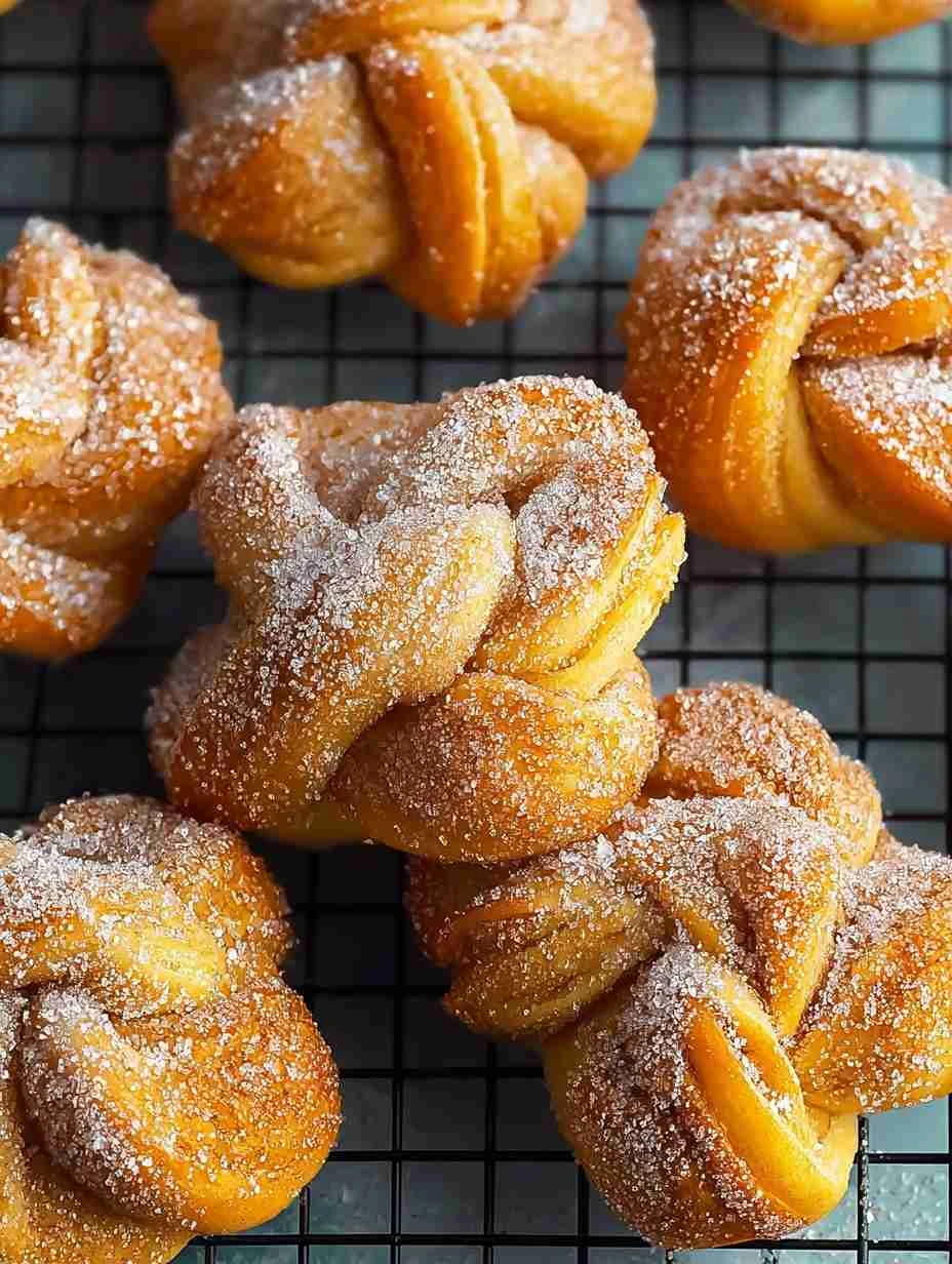 Air Fryer Cinnamon Sugar Knots Recipe Easy Cinnamon Sugar Knots Air Fryer Best Air Fryer For Cinnamon Knots Homemade Air F...
