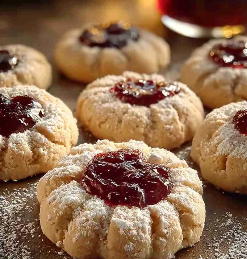 Amaretti Thumbprint Cookies Recipe Chewy Almond Cookies For Christmas Best Amaretti Thumbprint Cookie Ideas Gluten-free Am...