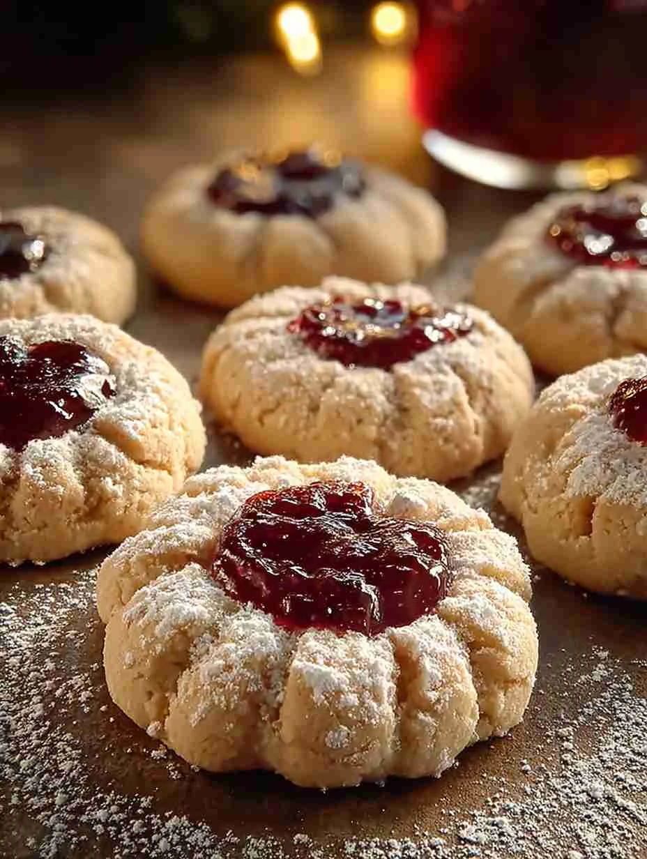 Amaretti Thumbprints: Chewy Almond Gems for Festive Joy