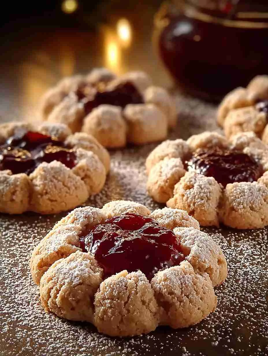 Amaretti Thumbprint Cookies Recipe Chewy Almond Cookies For Christmas Best Amaretti Thumbprint Cookie Ideas Gluten-free Am...