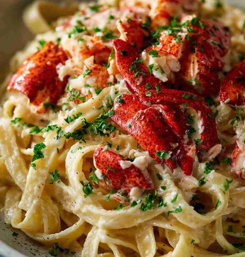Best Cajun Seafood Alfredo Recipe Easy Lobster Crab Alfredo Pasta Homemade Cajun Seafood Pasta Low-fat Cajun Seafood Alfre...