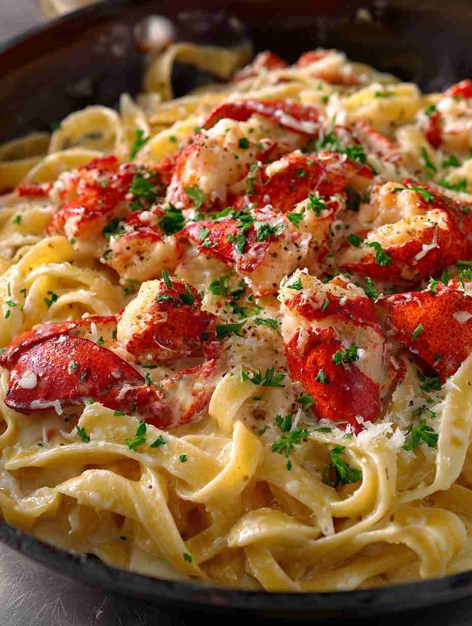 Best Cajun Seafood Alfredo Recipe Easy Lobster Crab Alfredo Pasta Homemade Cajun Seafood Pasta Low-fat Cajun Seafood Alfre...
