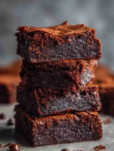Best fudgy cocoa brownies that melt in your mouth!