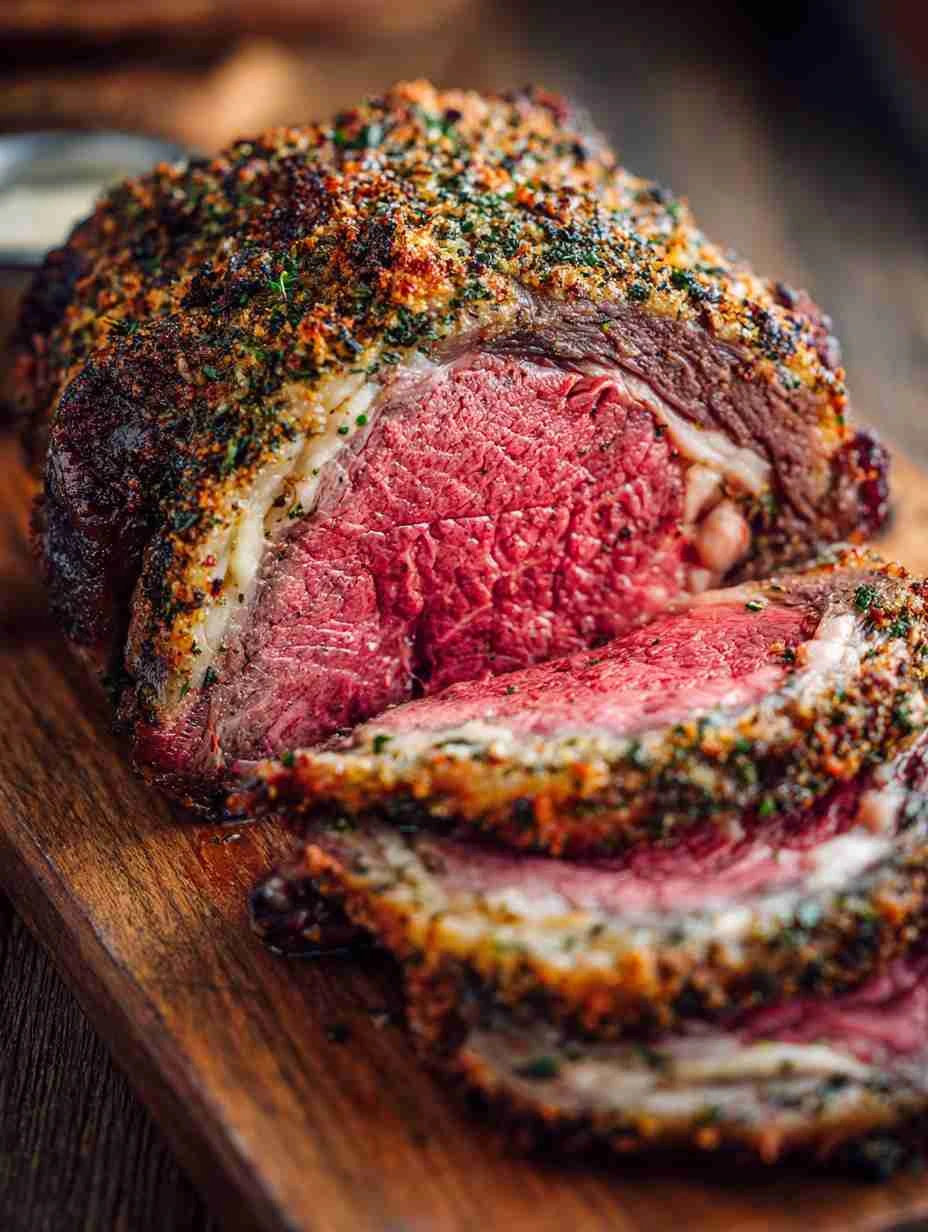 Best Prime Rib For Christmas (Garlic Herb Crust)