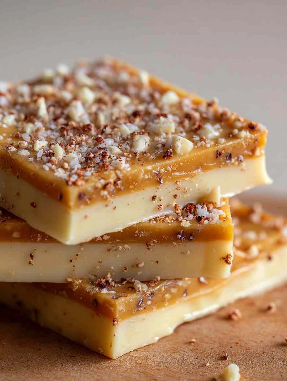Salted White Chocolate Toffee