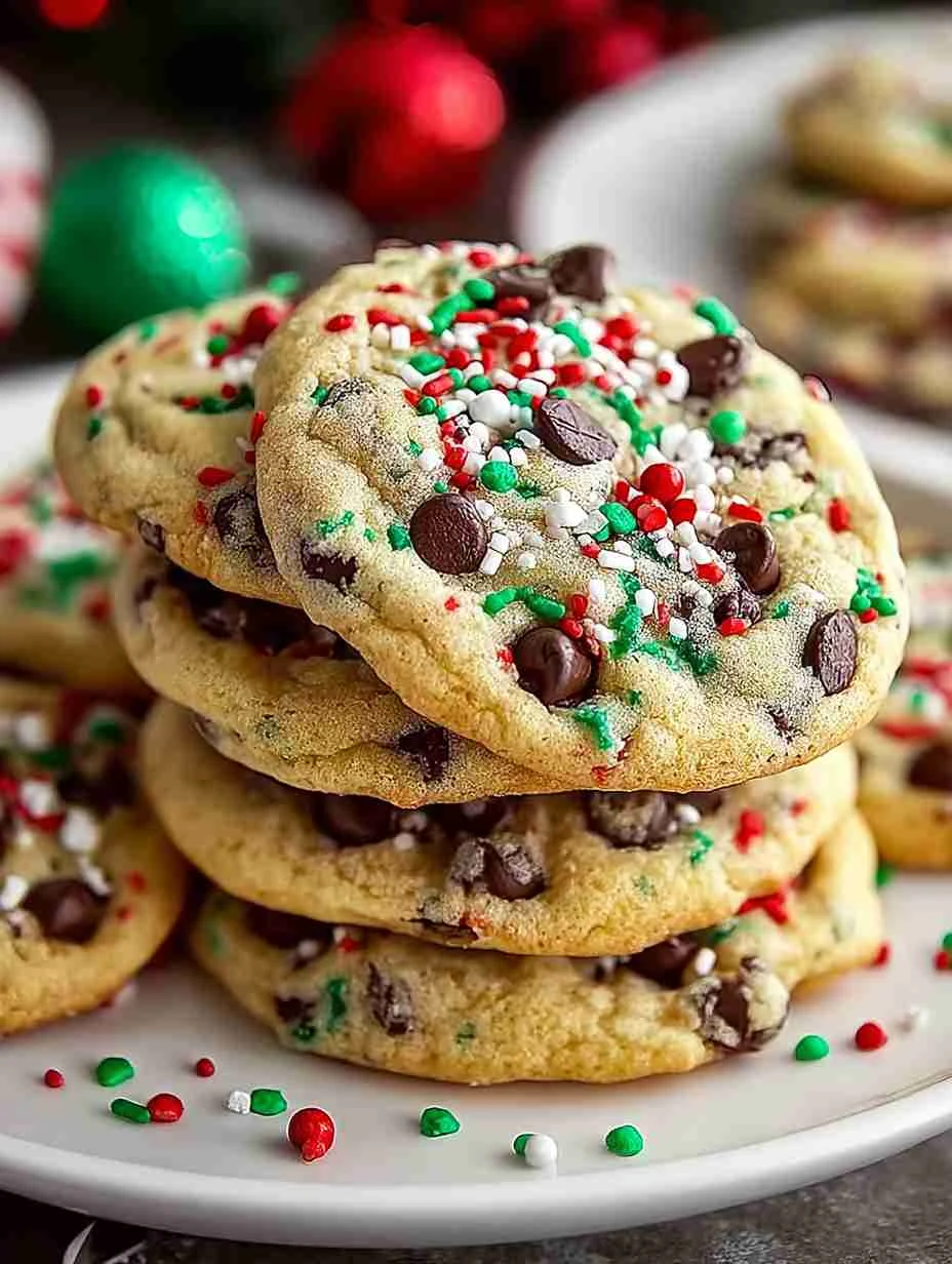 Winter Wonderland Chocolate Chip Christmas Cookies Magic