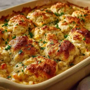 Chicken Bubble Biscuit Bake Casserole