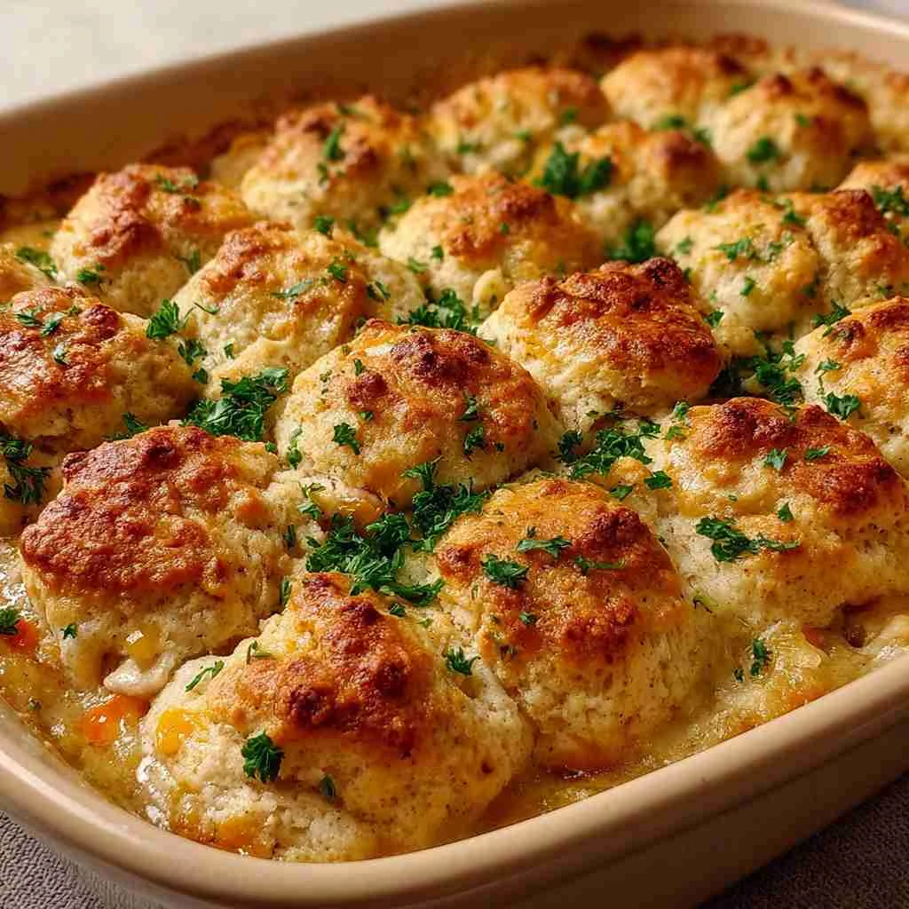 Chicken Bubble Biscuit Bake Casserole